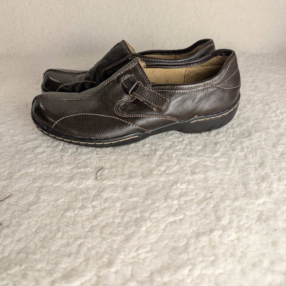 Dr Scholls Loafers Womens 7 Brown Excellent Comfort Slip On Walking Shoes
